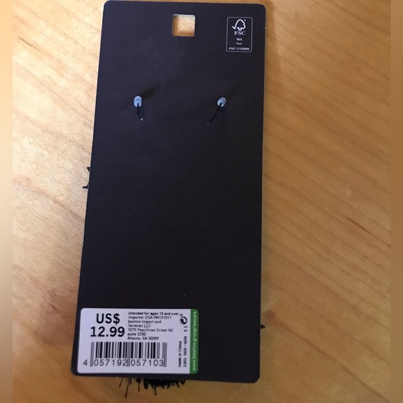 NWT Halloween Spiderweb Earrings and Halloween Light-up Brooch - Picture 4 of 4